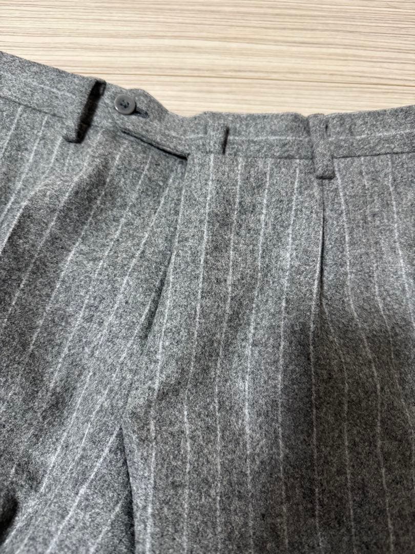 guji RING JACKET FOXミディアムグレーダブルスーツ 46美品