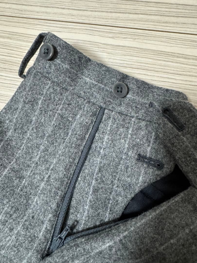 guji RING JACKET FOXミディアムグレーダブルスーツ 46美品