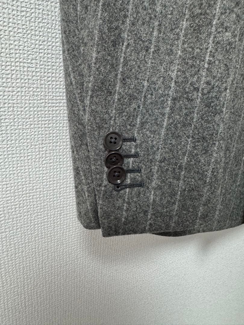 guji RING JACKET FOXミディアムグレーダブルスーツ 46美品