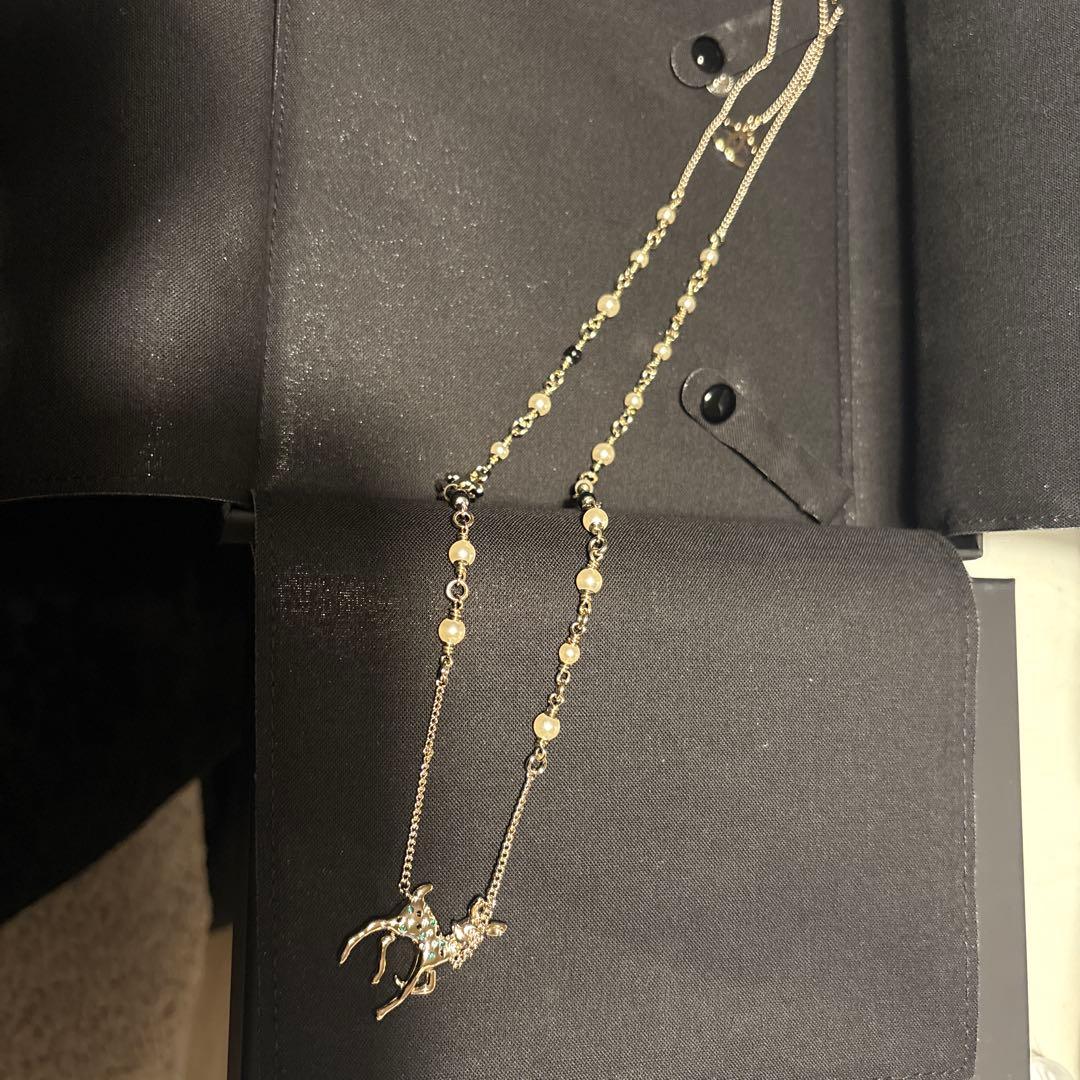 CHANELロングネックレス