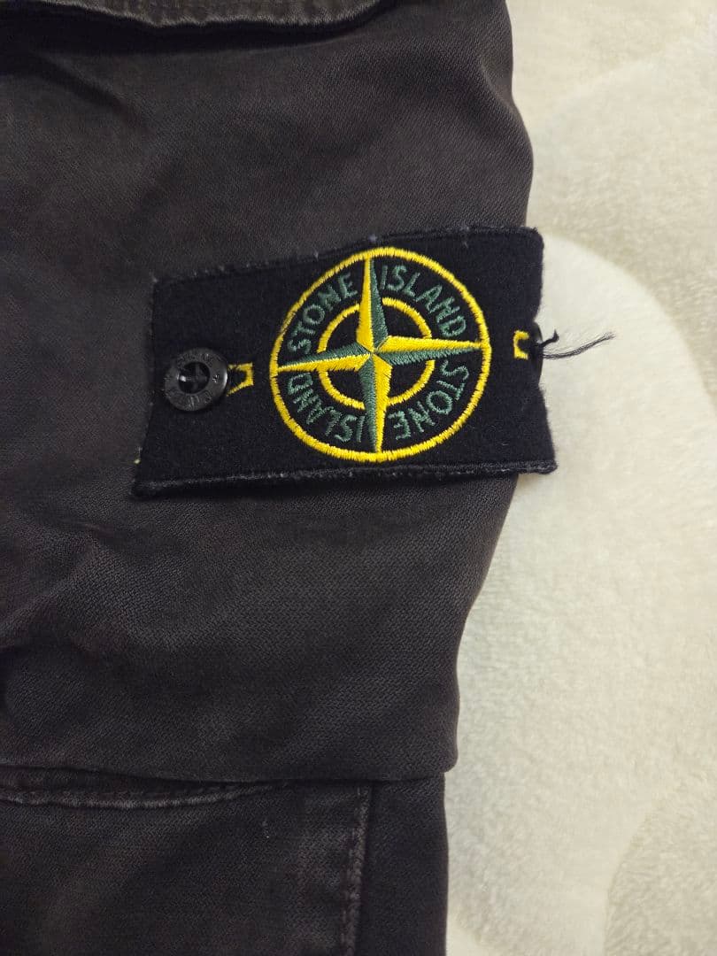 Stone  ブラックカーゴパンツ　W31