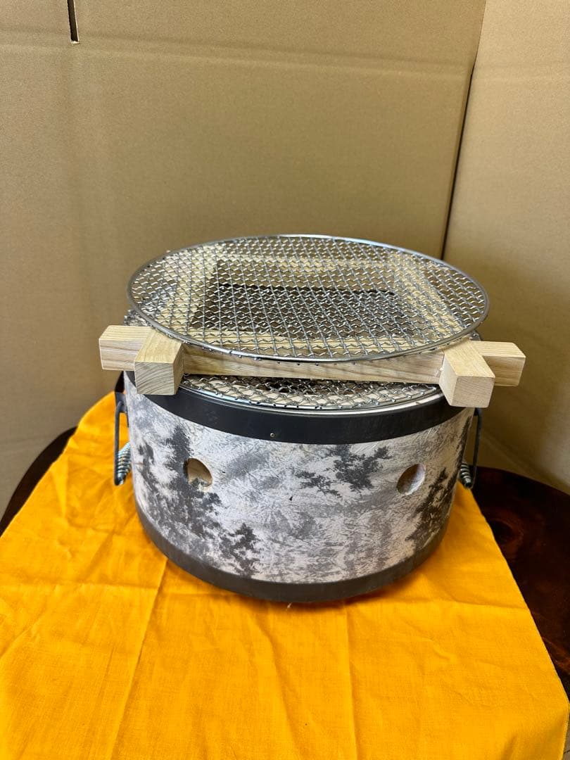 炭火飛騨コンロ・民芸コンロ　未使用品/長期保管現状品■80