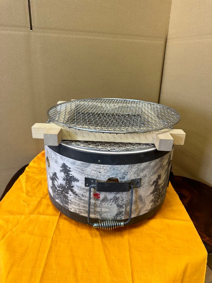 炭火飛騨コンロ・民芸コンロ　未使用品/長期保管現状品■80