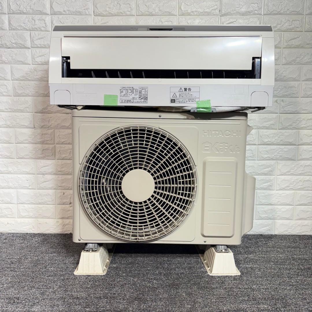 HITACHI エアコン RAS-E22H (W) 6畳用 家電 A051