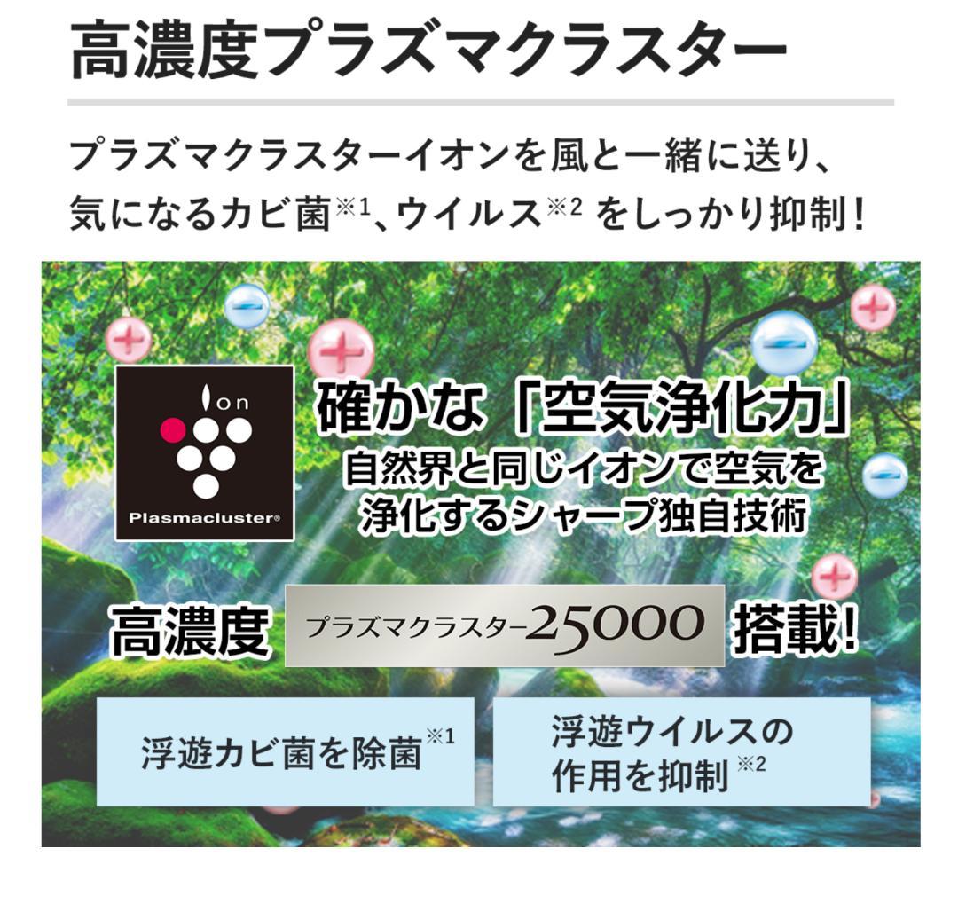 【未開封新品】プラズマクラスター25000搭載 イオンファン　PF-JTH1-N