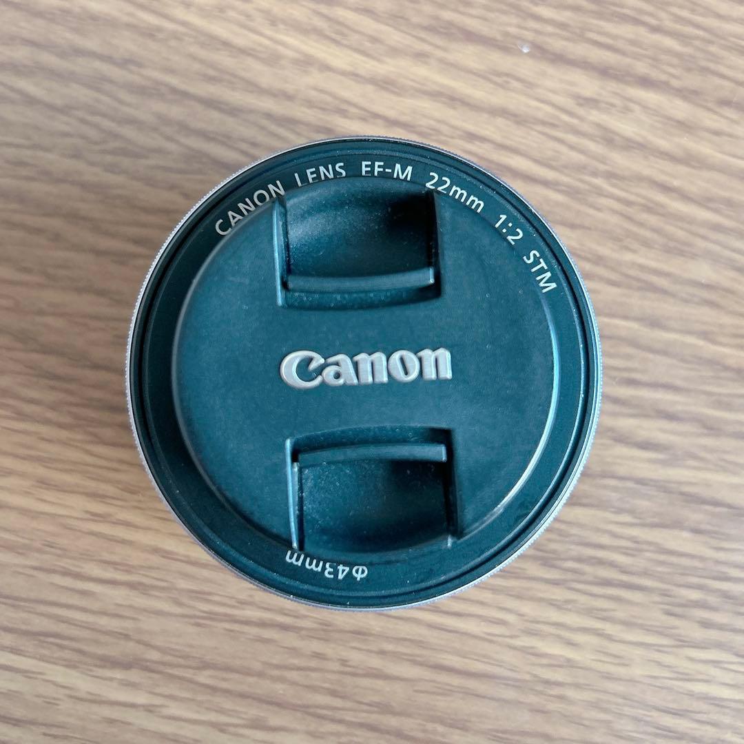 【美品】 Canon EF-M 22mm 1:2 STM 単焦点レンズ
