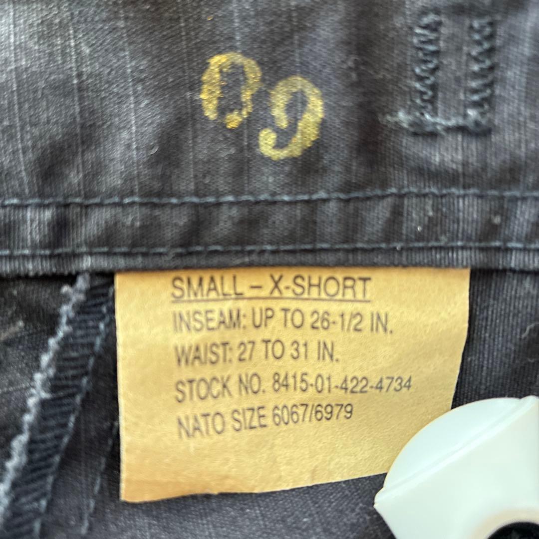 【未使用品】実物 米軍 BDU カーゴパンツ BLACK357