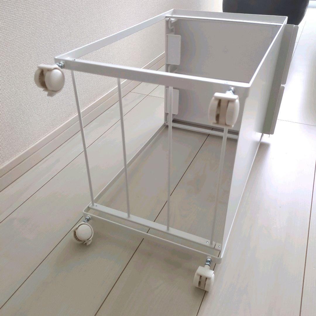 tower 山崎実業 蓋付き目隠し分別ダストワゴンタワー2分別 ゴミ箱