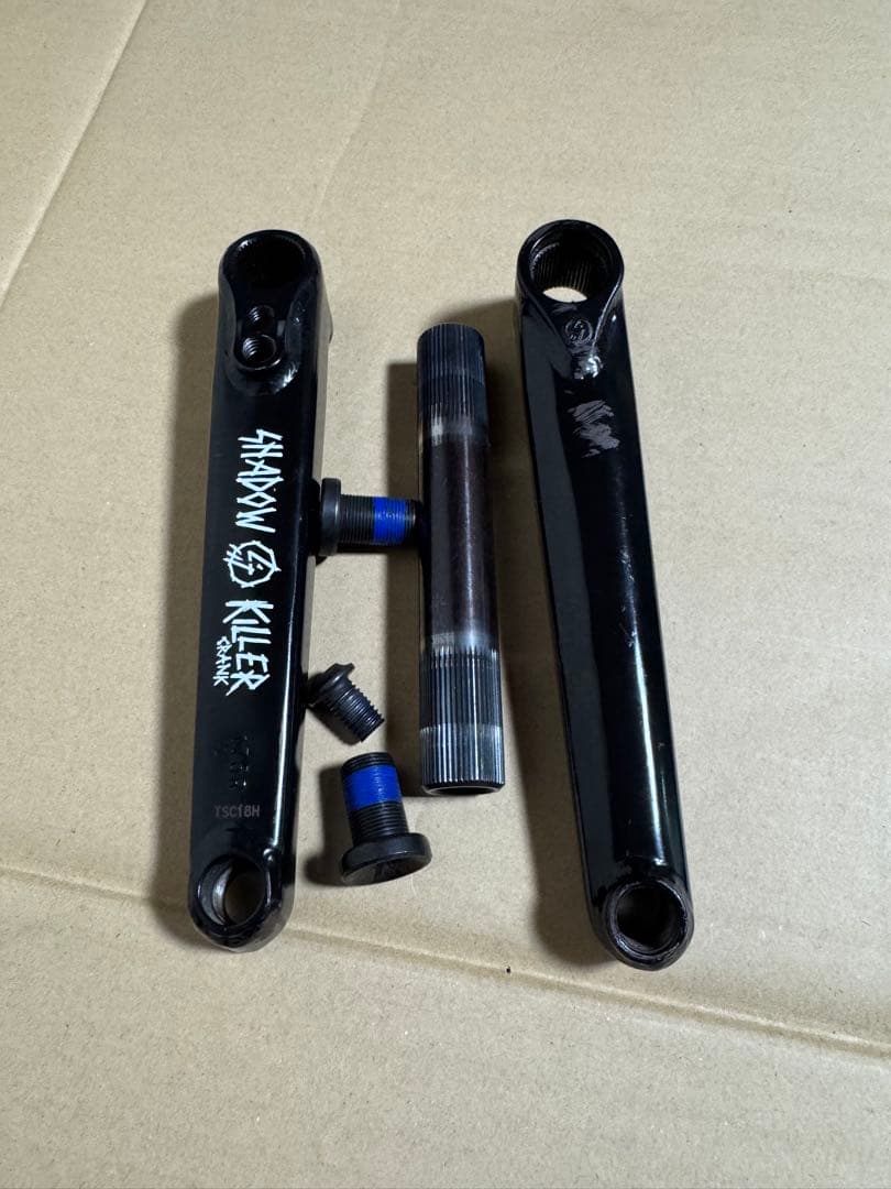 BMX クランクSHADOW KILLER CRANK ブラック