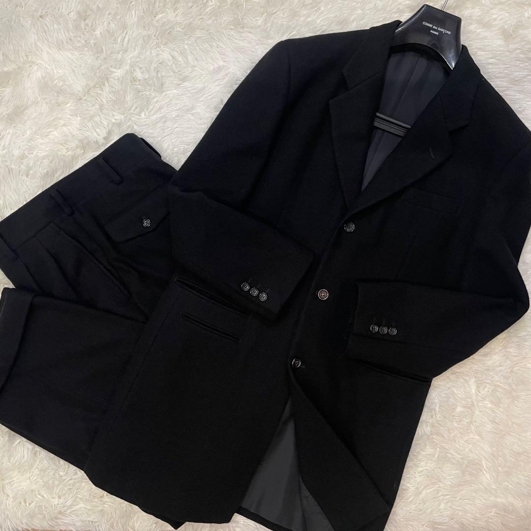 コムデギャルソン オム セットアップ ロング丈 起毛 ジャケット コート