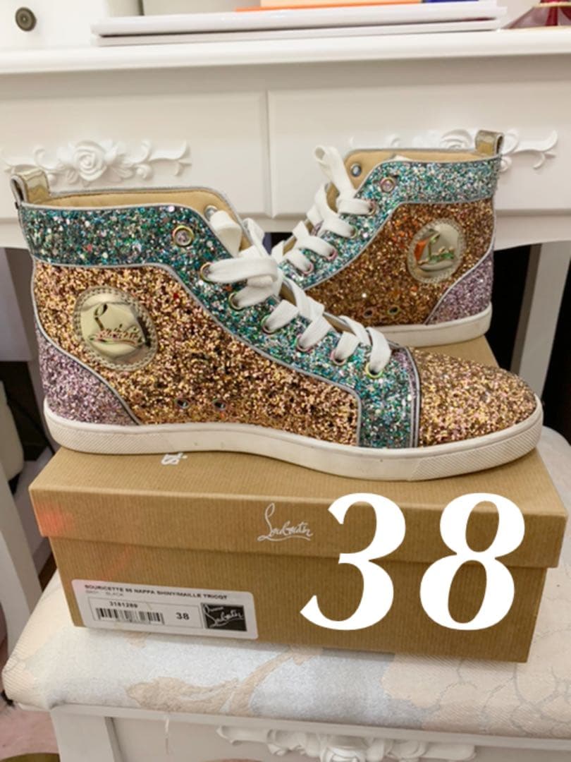 ルブタン　グリッタースニーカー　38♡