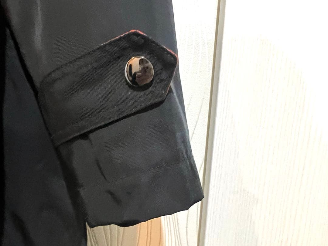 ミニタリーロングコート 2way ミンク ブラック オレンジ