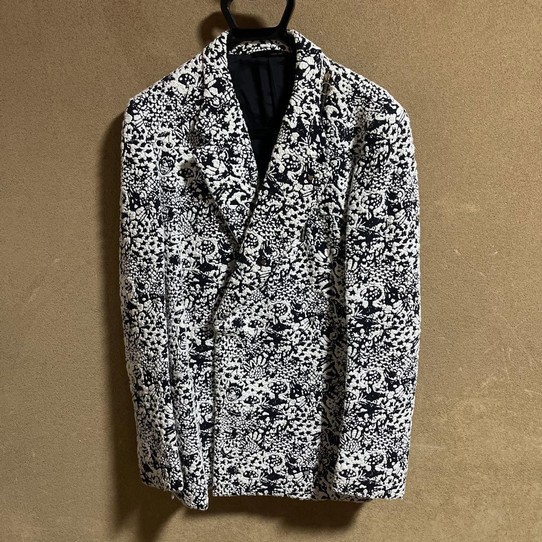 PAUL SMITH白黒　L 色々柄ダブルブレストジャケット