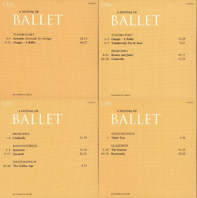 バレエの祭典 50枚組CD 限定盤（名曲＆名指揮者多数）