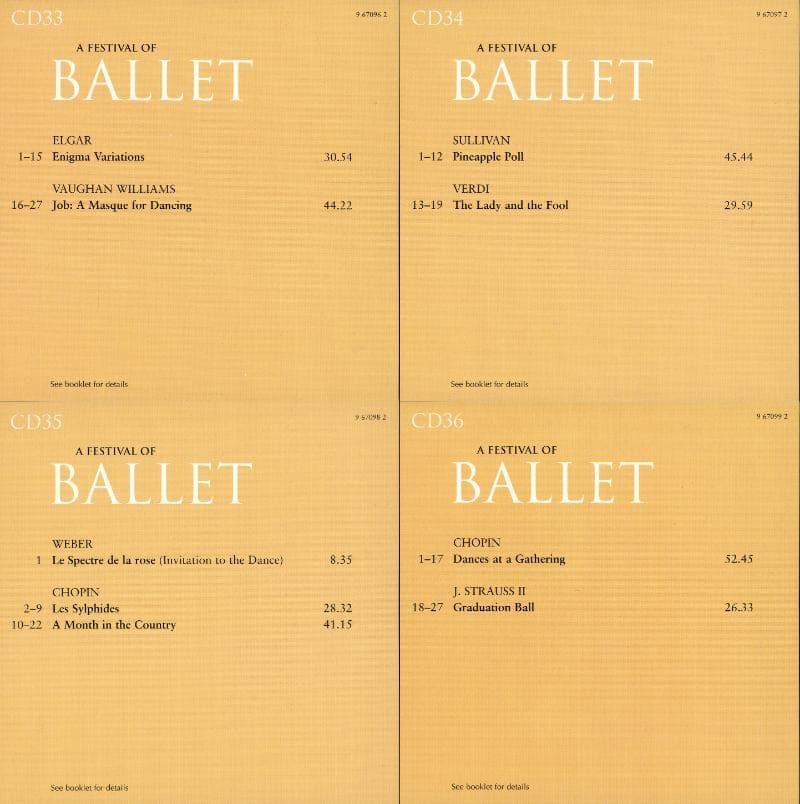 バレエの祭典 50枚組CD 限定盤（名曲＆名指揮者多数）