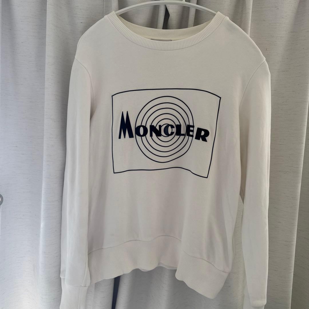 お値下げしました★大人もOK14A☆Moncler ホワイト トレーナー