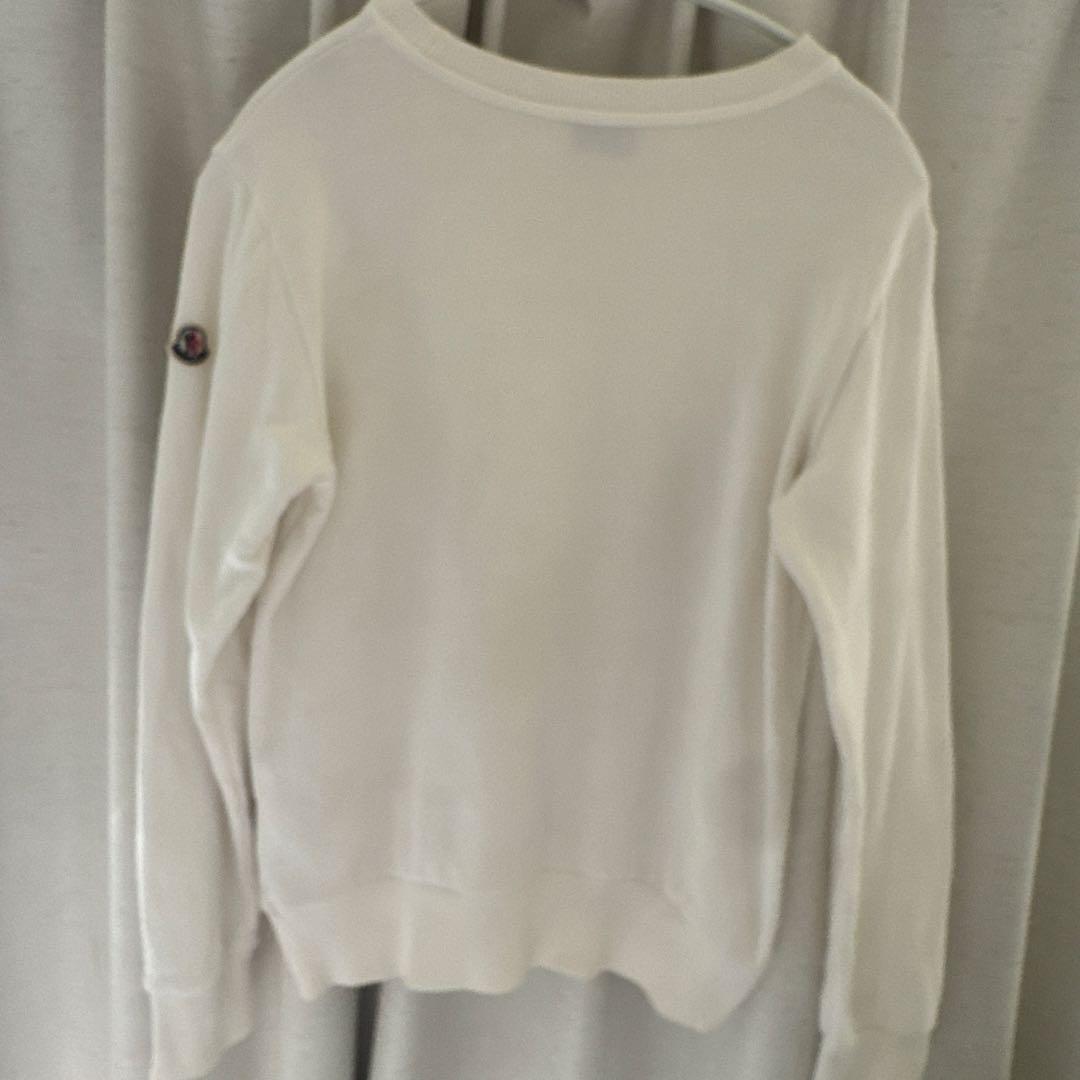 お値下げしました★大人もOK14A☆Moncler ホワイト トレーナー