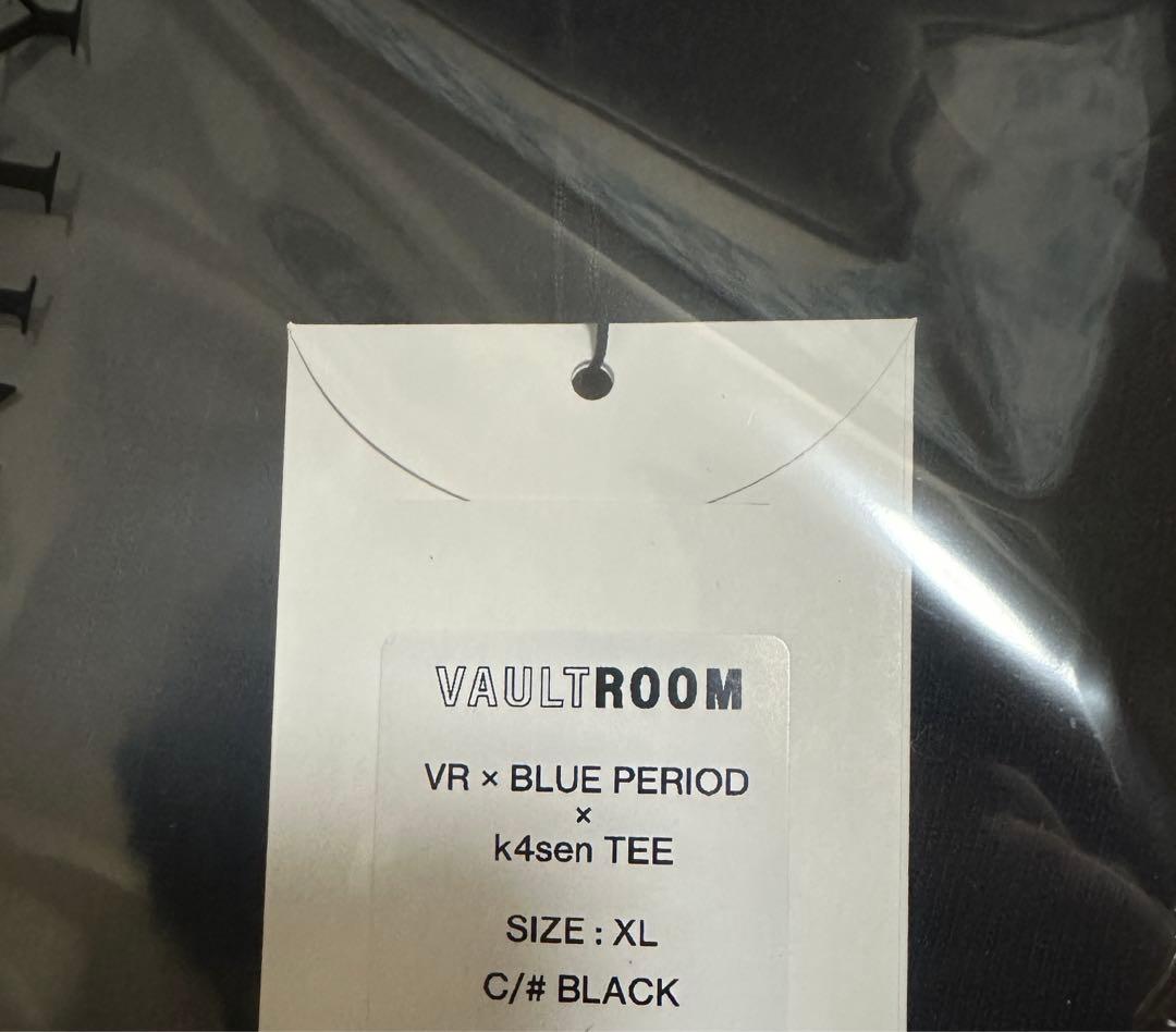 VR × BLUE PERIOD × k4sen TEE 黒 XL 新品未開封
