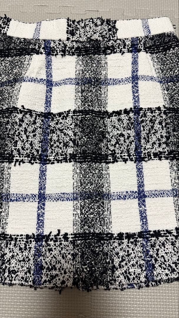 sheller シェリエ TOYZIP ツイードミニスカート