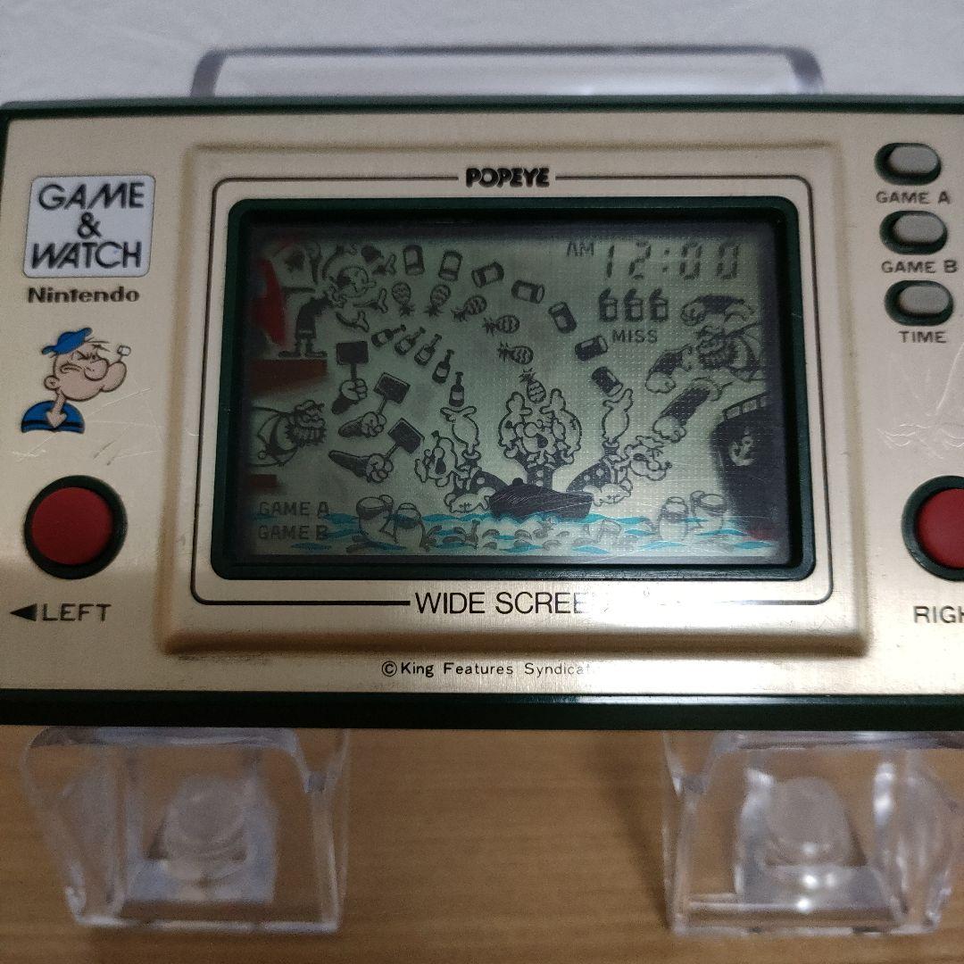 ゲーム＆ウォッチ　ポパイ　任天堂　ニンテンドーNintendo　メンテナンス済み