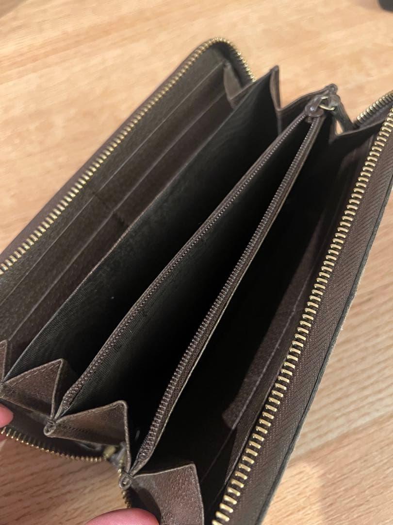 ジ*可様 廃盤希少GUCCI 長財布スプリームベンガル