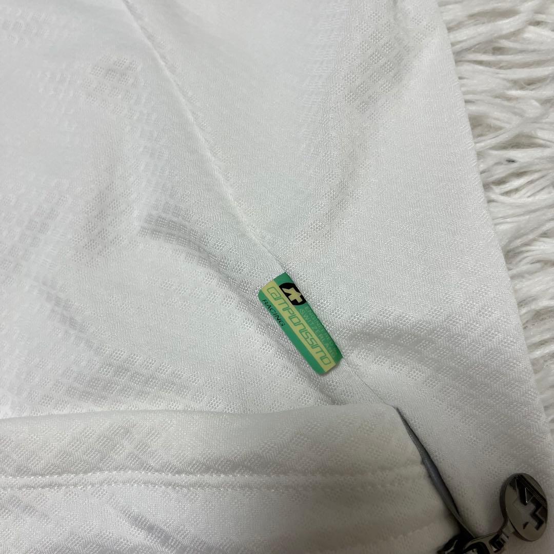 最高級 アソス assos サイクリングウェア 半袖 ホワイト メッシュ 速乾