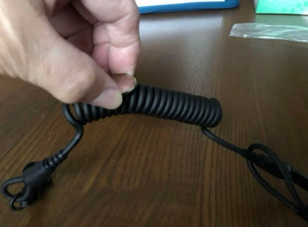 日警仕様　刻印入りランヤード　カールコード