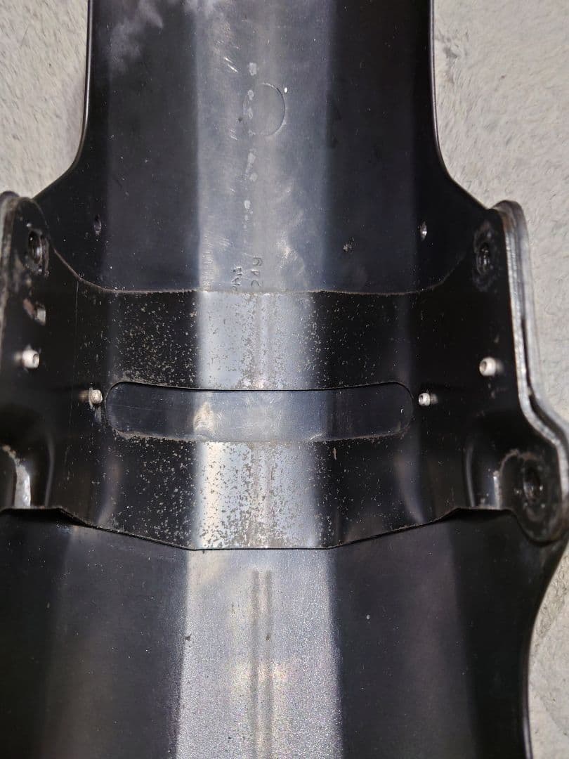 貴重ゼファー400フロントフェンダー純正色パープリッシュブラックマイカ当時物