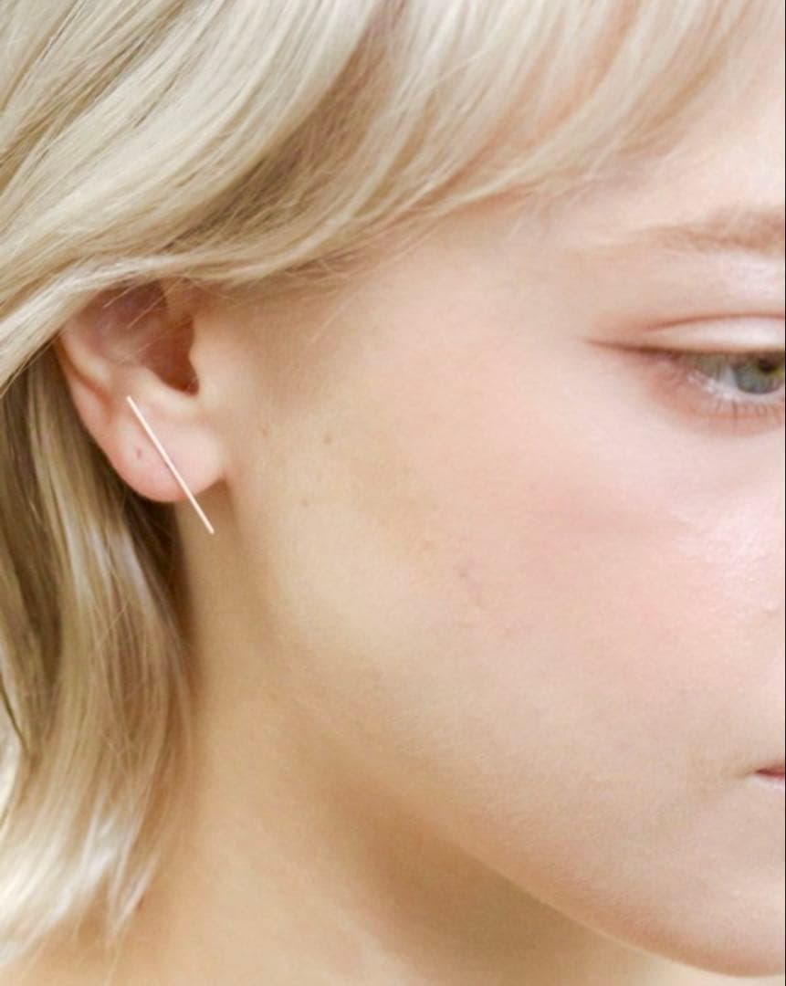 アクセサリー cui-cui K10YG straight bar pierce