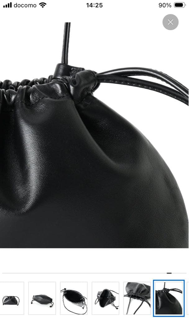 【新品未使用】CELERI セルリ　SMALL POUCH ブラック