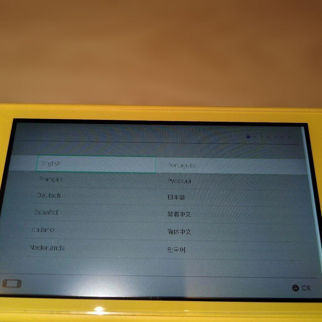 ⚠️ジャンク品⚠️　Nintendo Switch Lite イエロー 本体
