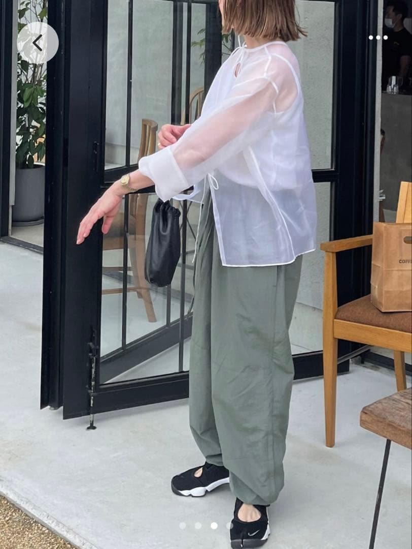 新品manonfripesマノンフリップwindpants soyy. roku