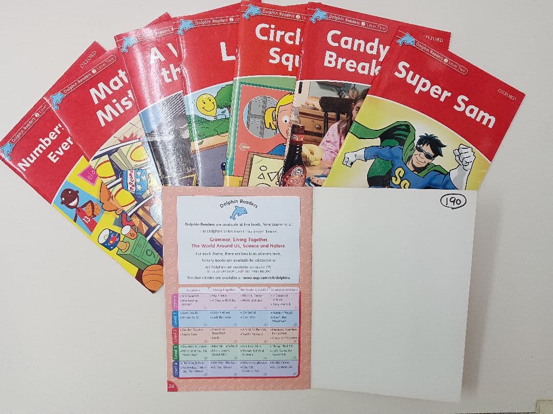 ドルフィンリーダーズ☆お得なセットです！英語学習絵本セット 初級から英検4級まで