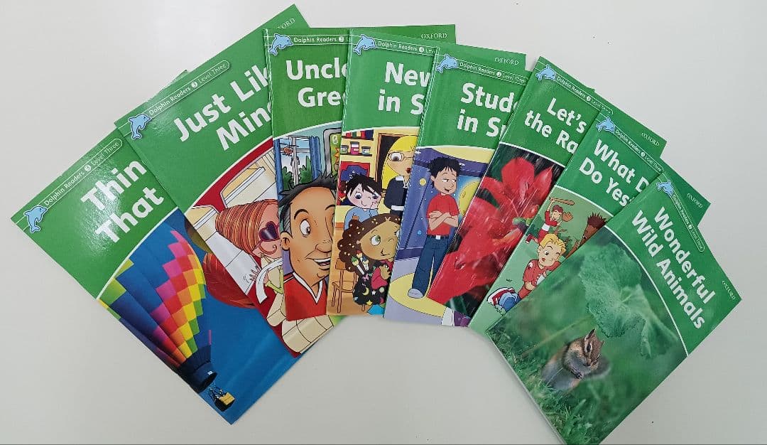 ドルフィンリーダーズ☆お得なセットです！英語学習絵本セット 初級から英検4級まで