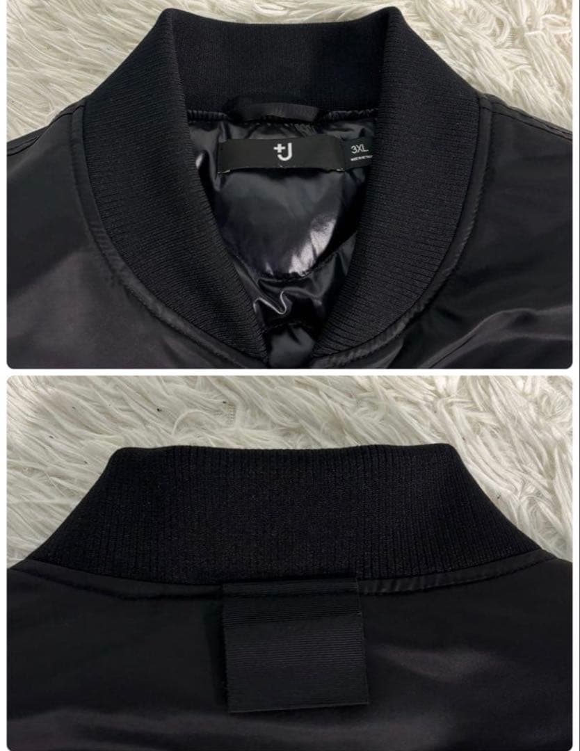 美品　UNIQLO ユニクロ +J ハイブリッドダウンオーバーサイズ　MA-1