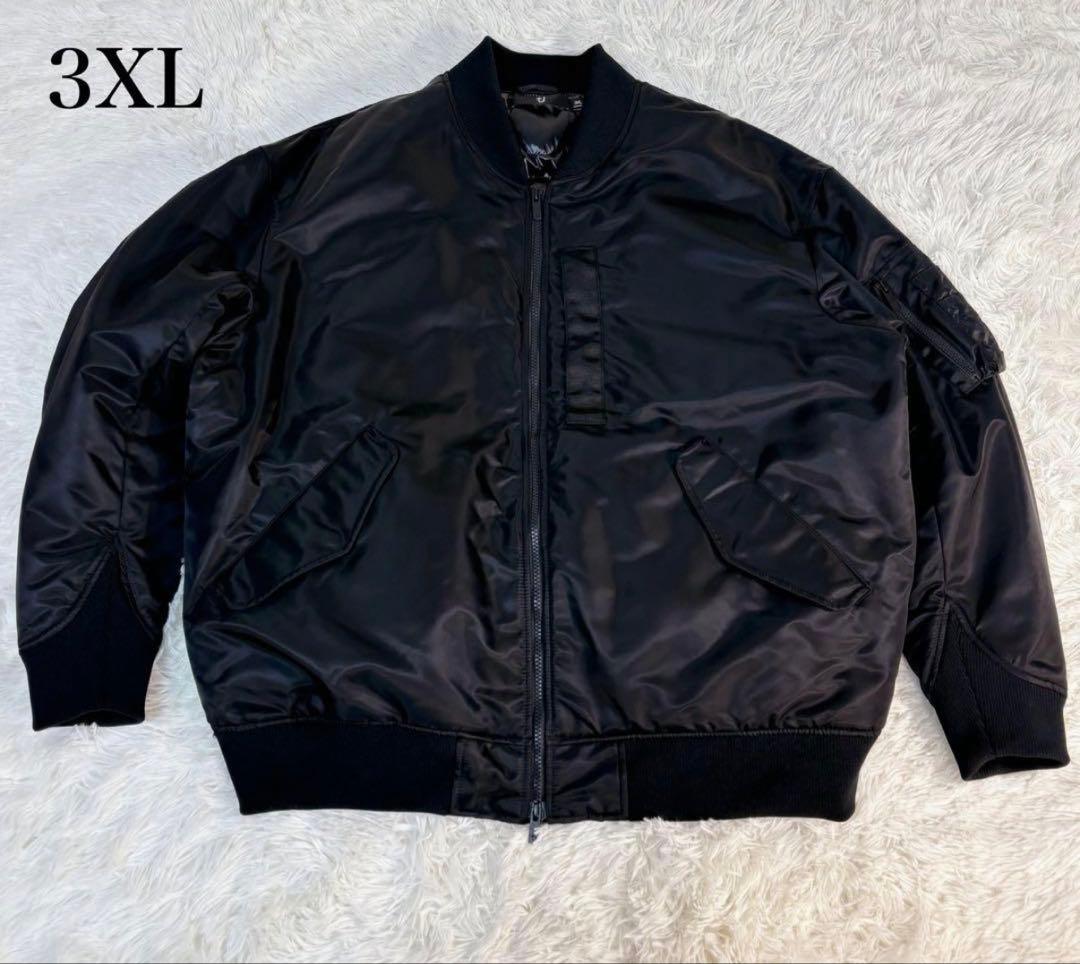 美品　UNIQLO ユニクロ +J ハイブリッドダウンオーバーサイズ　MA-1