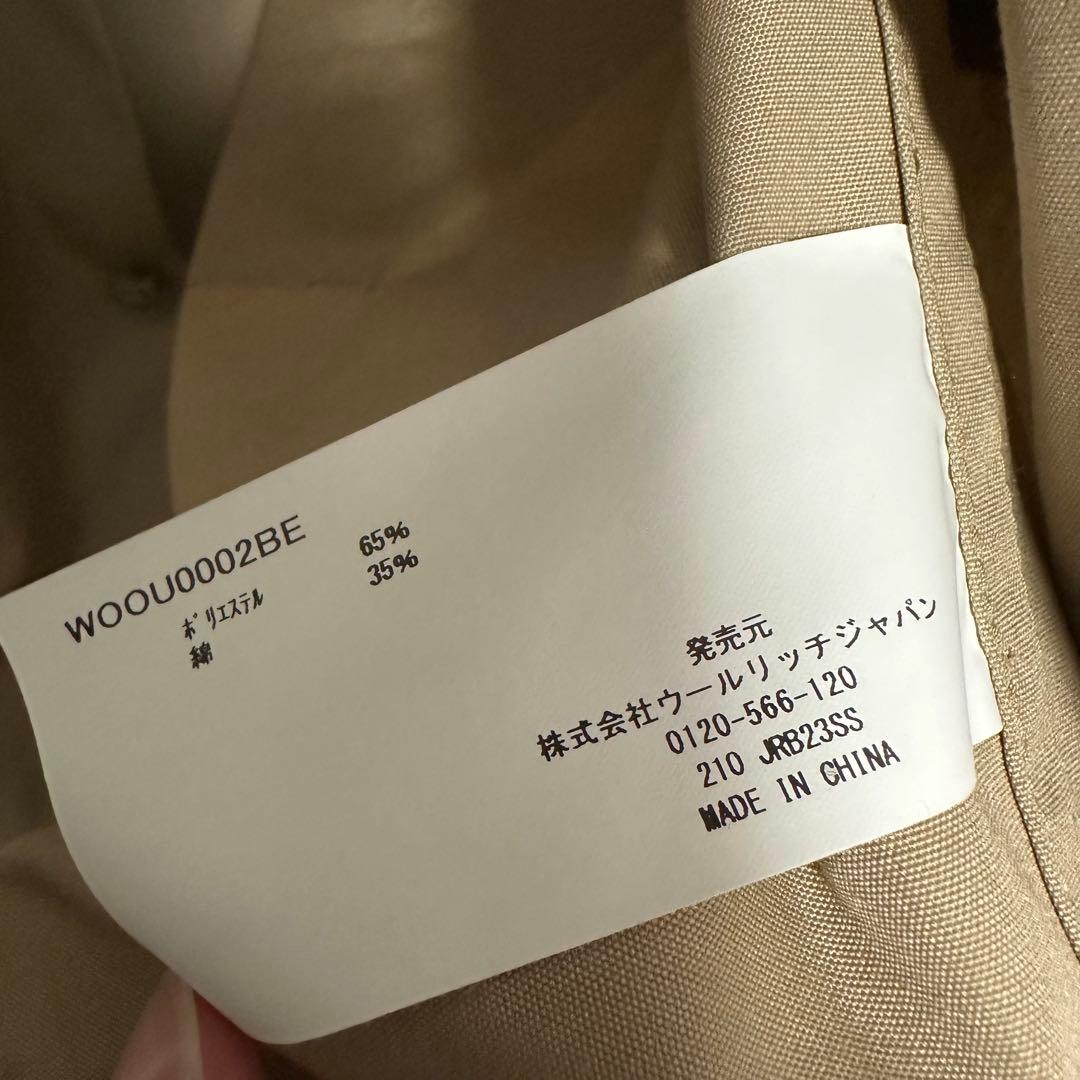 【BEAMS F別注】WOOLRICH 別注 サファリ ジャケット/ベージュ