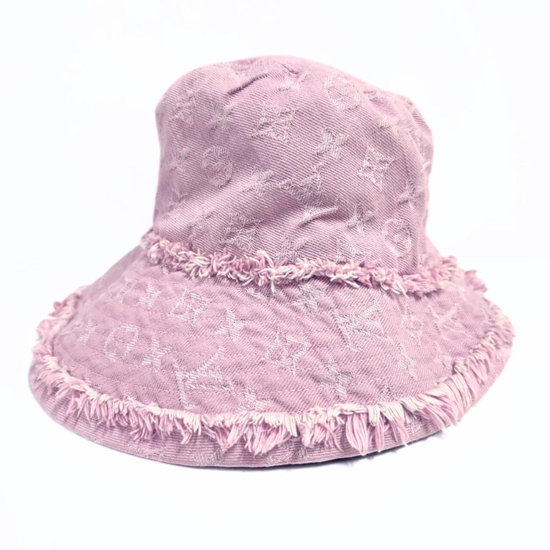 LOUIS VUITTON モノグラムデニム ピンク ハット