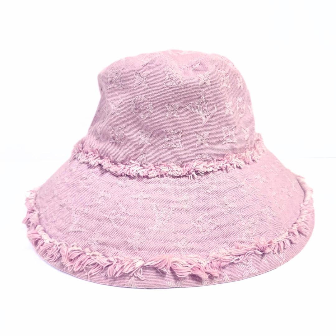 LOUIS VUITTON モノグラムデニム ピンク ハット