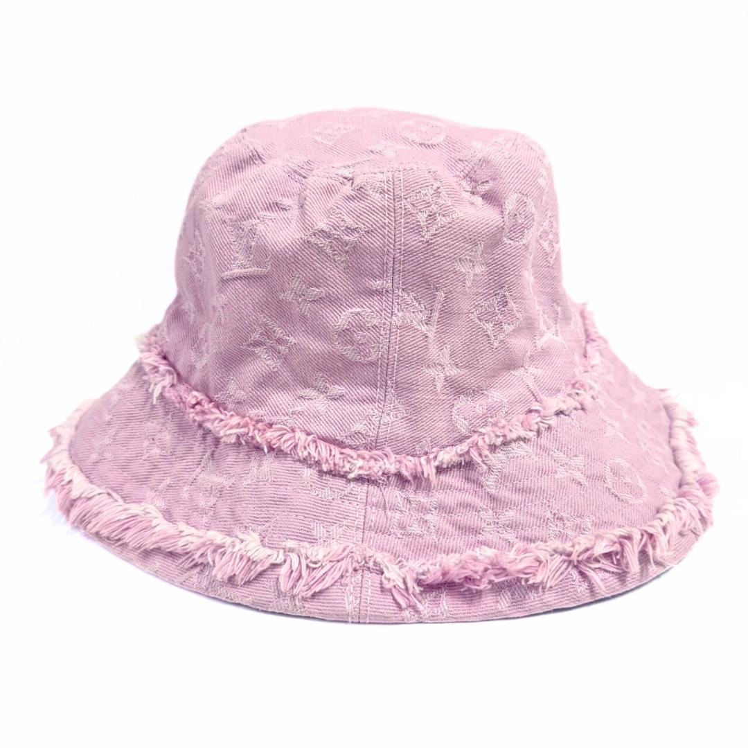 LOUIS VUITTON モノグラムデニム ピンク ハット