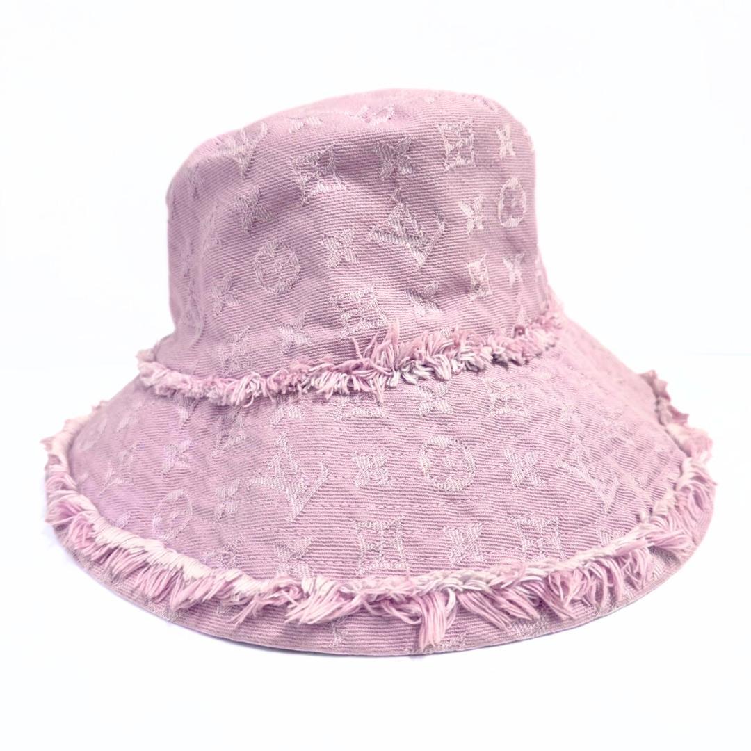 LOUIS VUITTON モノグラムデニム ピンク ハット