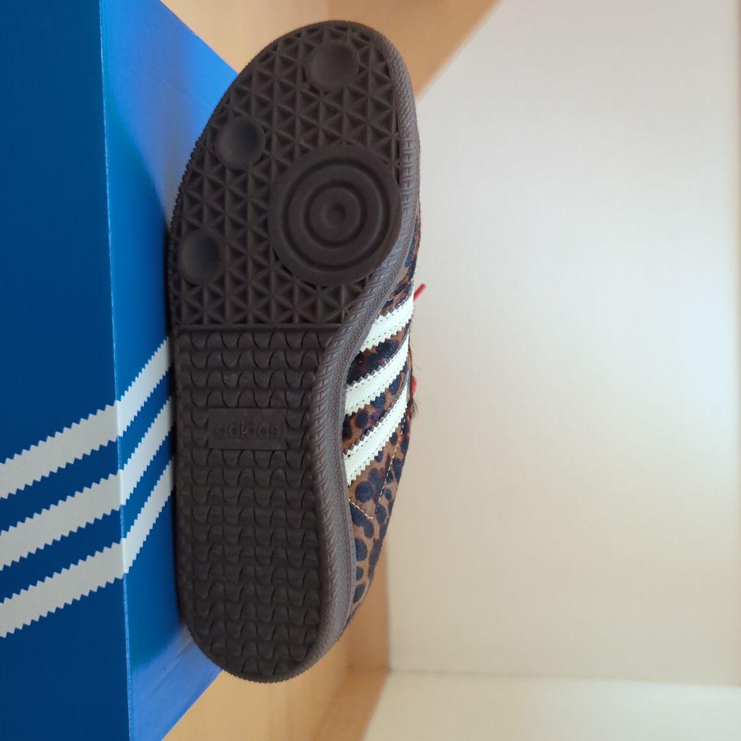adidas sambaレオパード柄 スニーカー　24.5cm