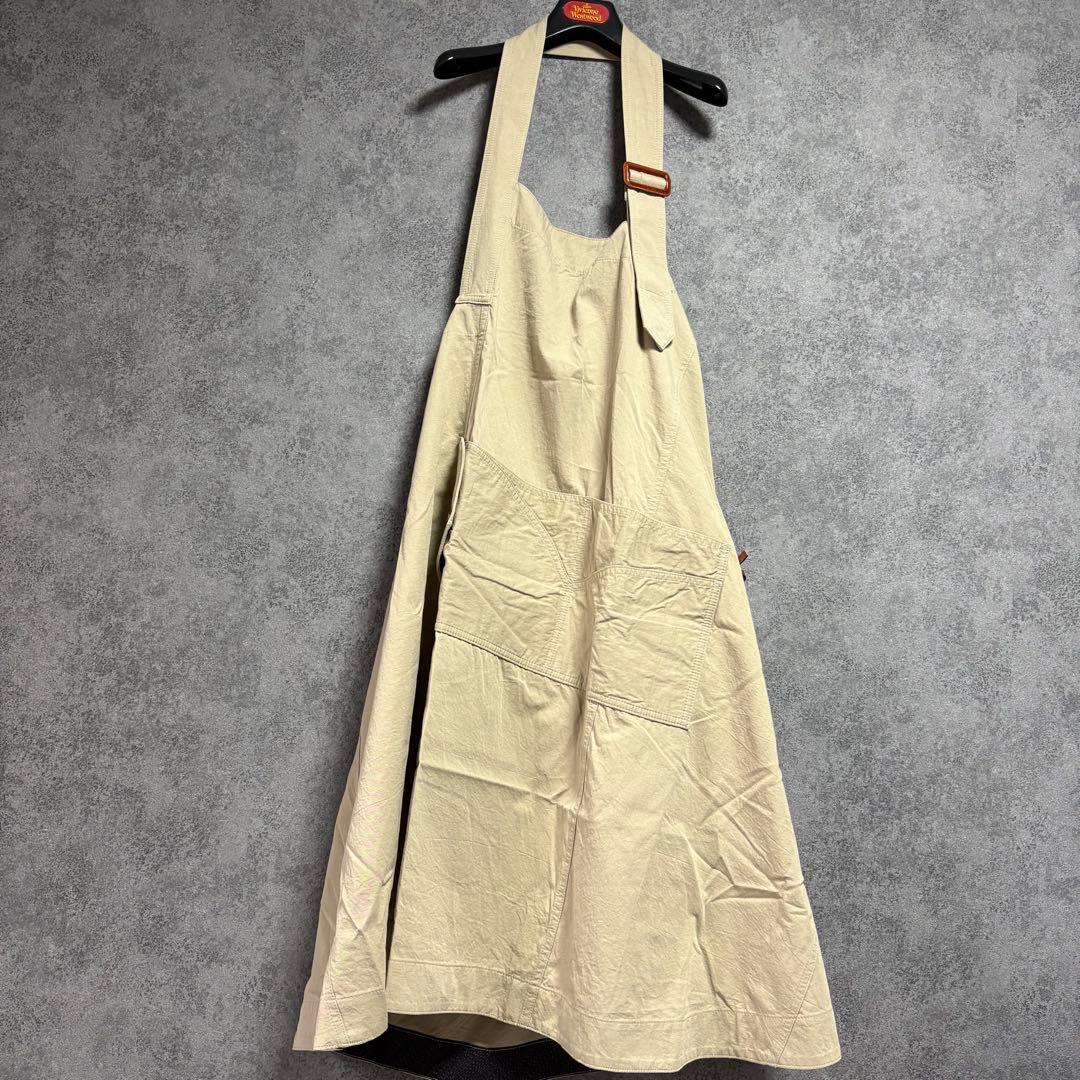 新品　儀右衛門　ギエモン　KURUMI・久留米絣　エプロンドレス・JSK「M〜L