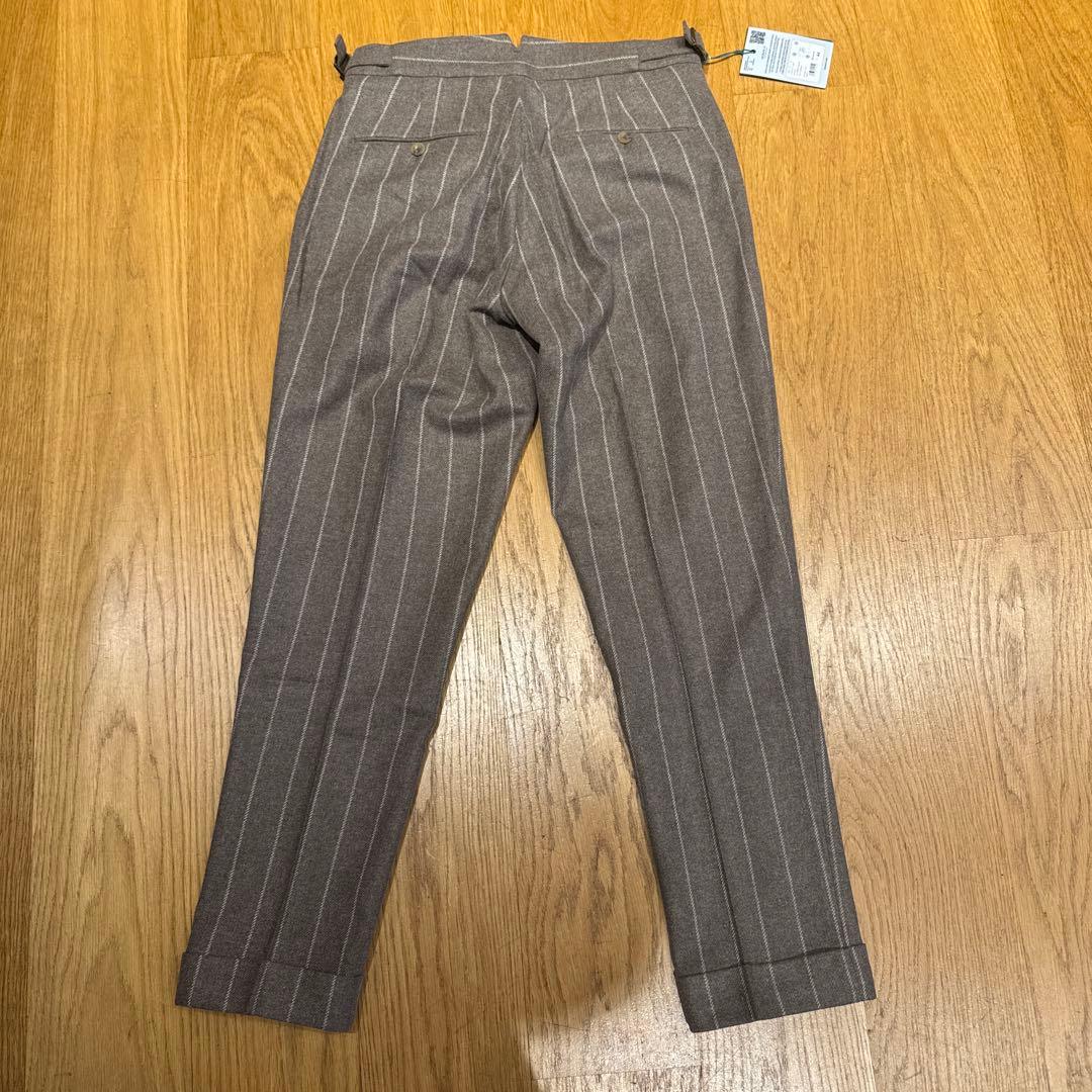 s*ぞ様 新品　BERWICH ベルウィッチ　スコッチ　チョークストライプ　ベー