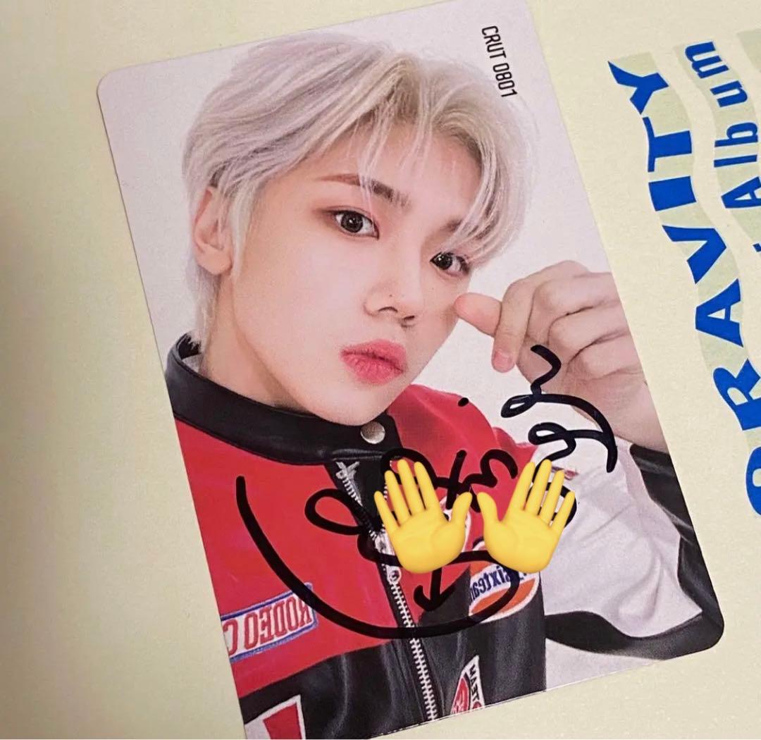 CRAVITY ソンミン　サイン　トレカ