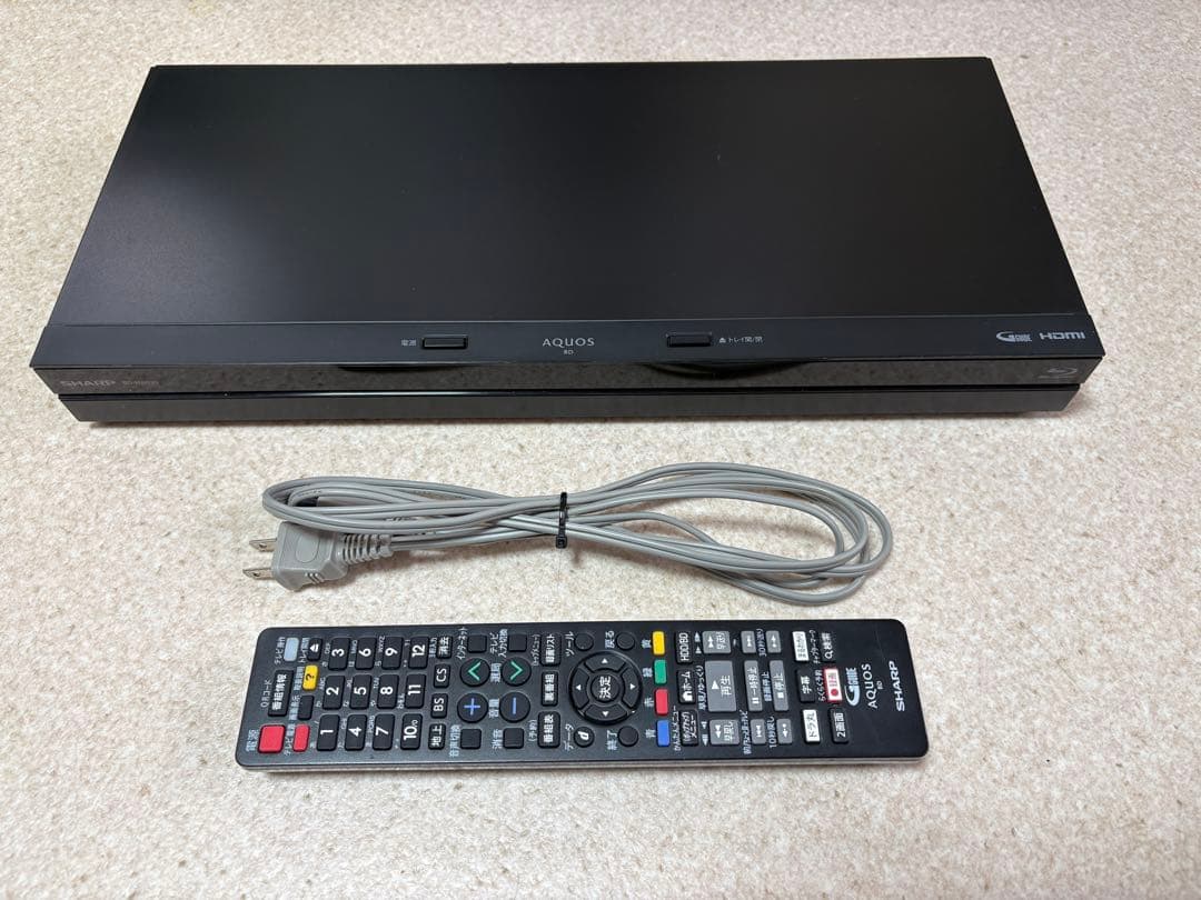 AQUOS ブルーレイレコーダー (W録/500GB)