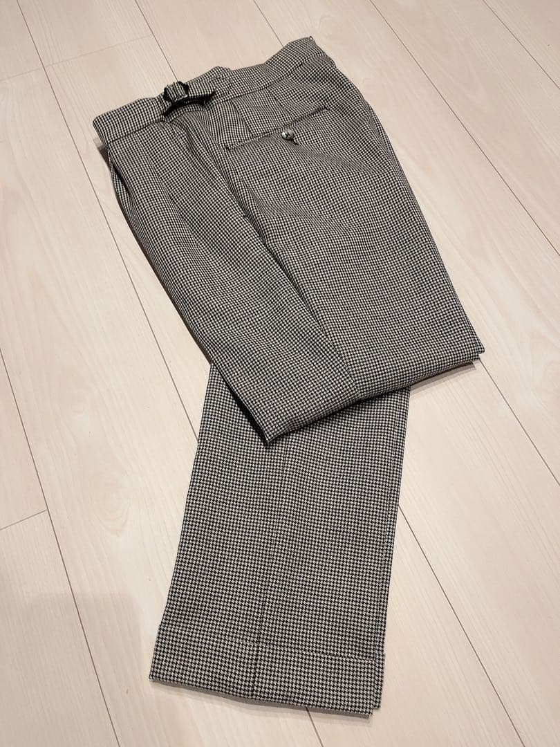 GTA HERRIK エリック ハウンドトゥース ウールフレスコスラックス