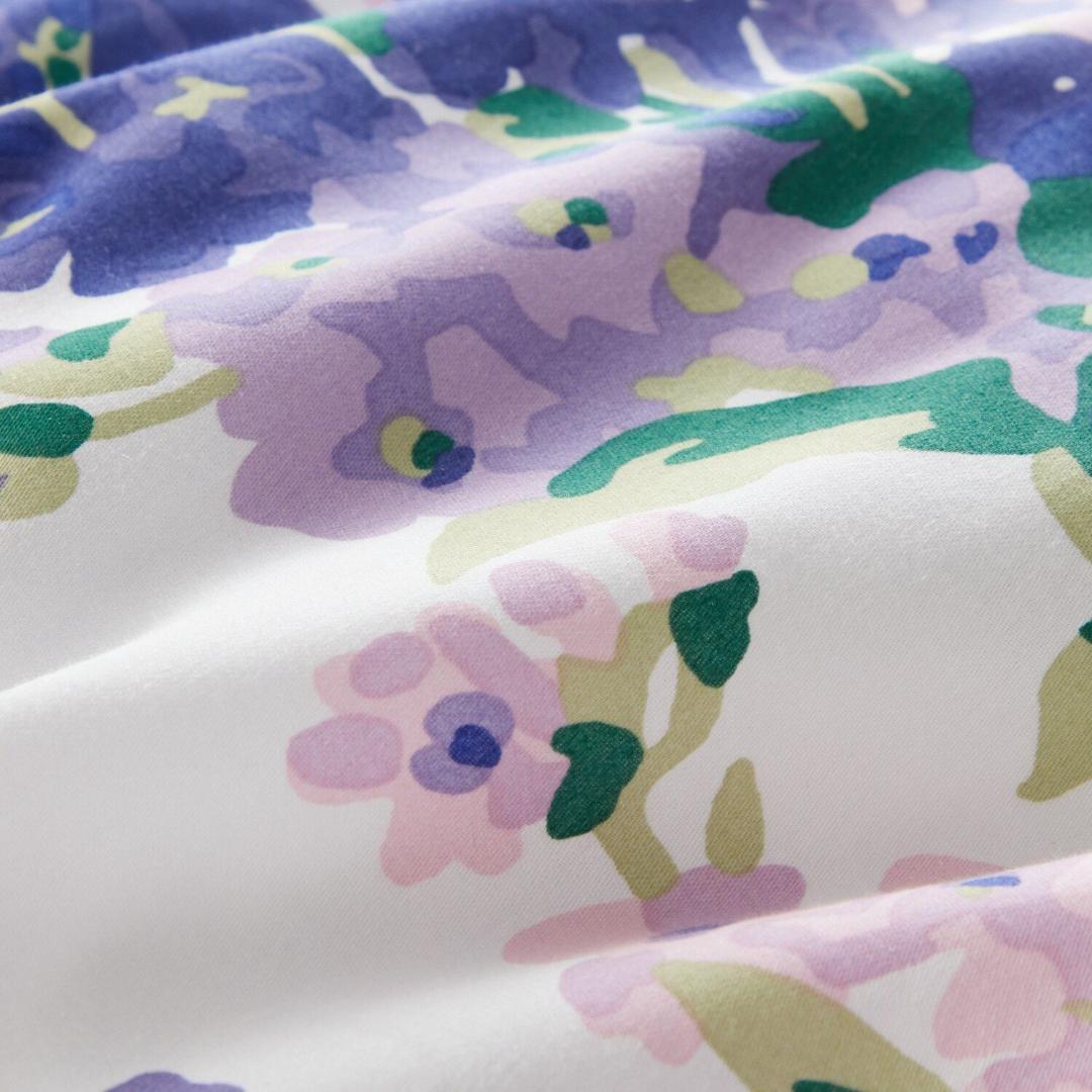 ローラアシュレイ ストックス コットンサテン100％ 掛けふとんカバー