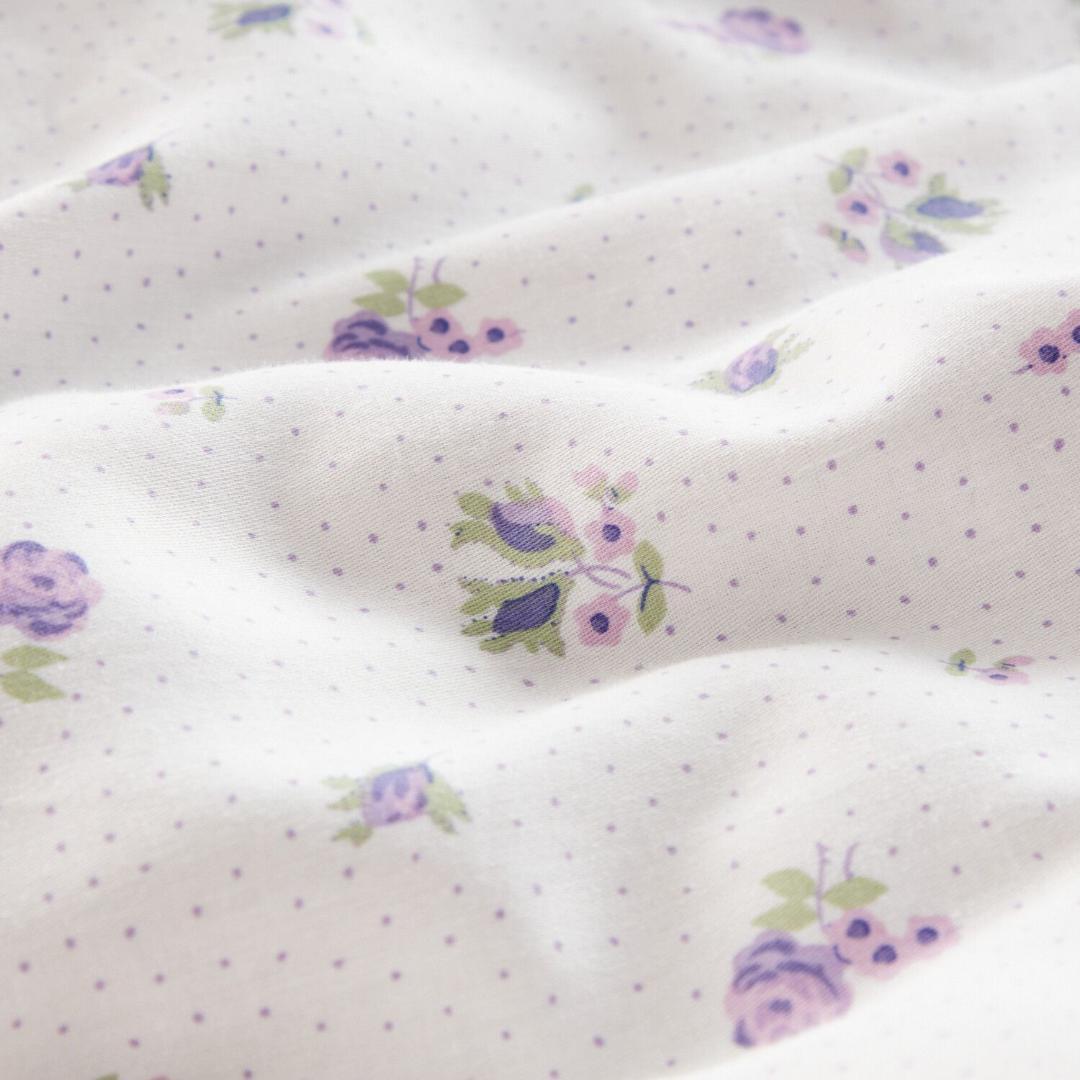 ローラアシュレイ ストックス コットンサテン100％ 掛けふとんカバー