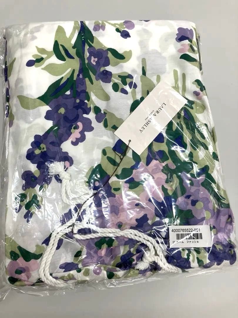 ローラアシュレイ ストックス コットンサテン100％ 掛けふとんカバー